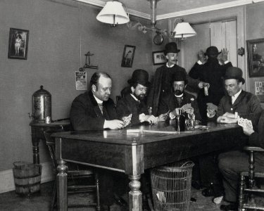 Riis, Jacob A. - Reporterbüro in der Mulberry Street 301, Dictionary of American Biograpy (Lexikon der amerikanischen Biograpie) (Zeno Fotografie)
