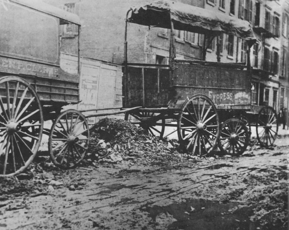 Riis, Jacob A. - Straßenreinigung, Fourth Street (Zeno Fotografie)