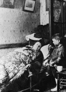 Riis, Jacob A. - »Eine Krankenschwester« (Zeno Fotografie)