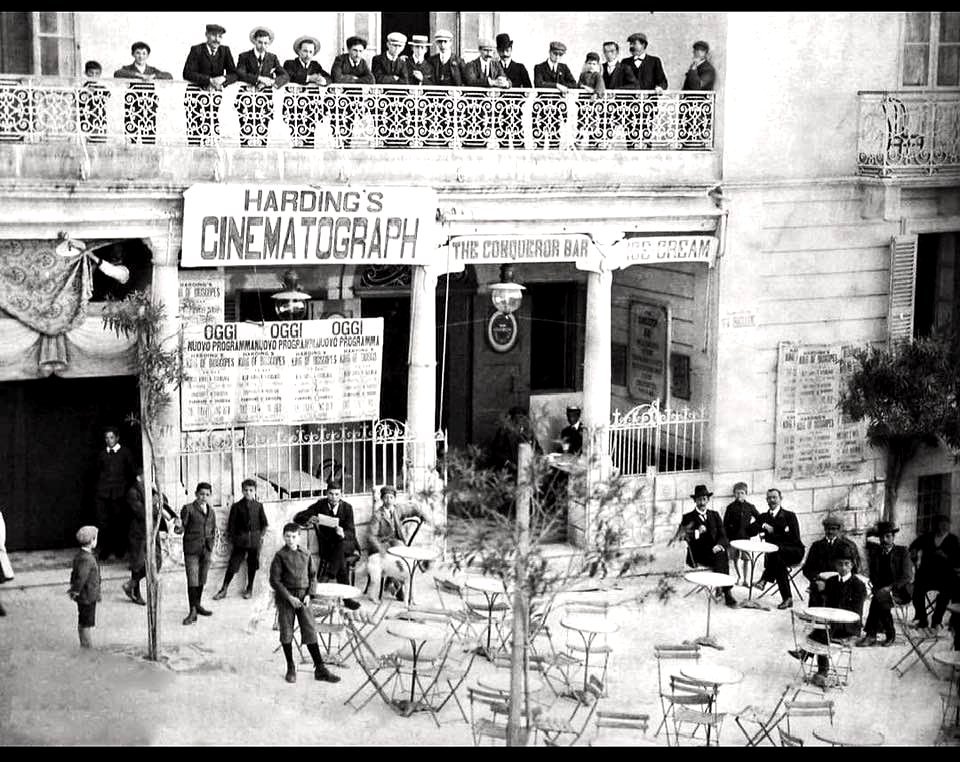 Richard Ellis, Harding's cinematograph, Sliema (cropped)