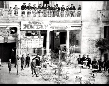 Richard Ellis, Harding's cinematograph, Sliema (cropped)
