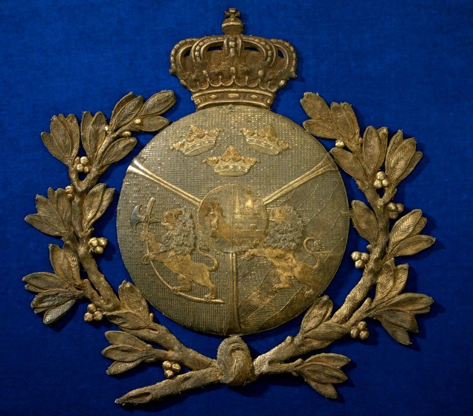 Riksvapen Sverige-Norge från 1818-1844 - Livrustkammaren - 56738