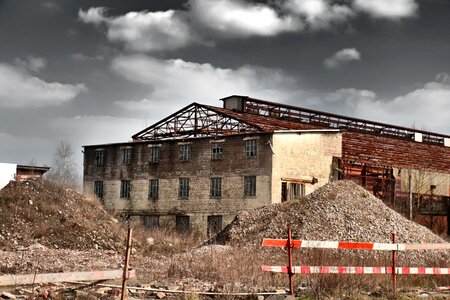 Old ailing factory photo