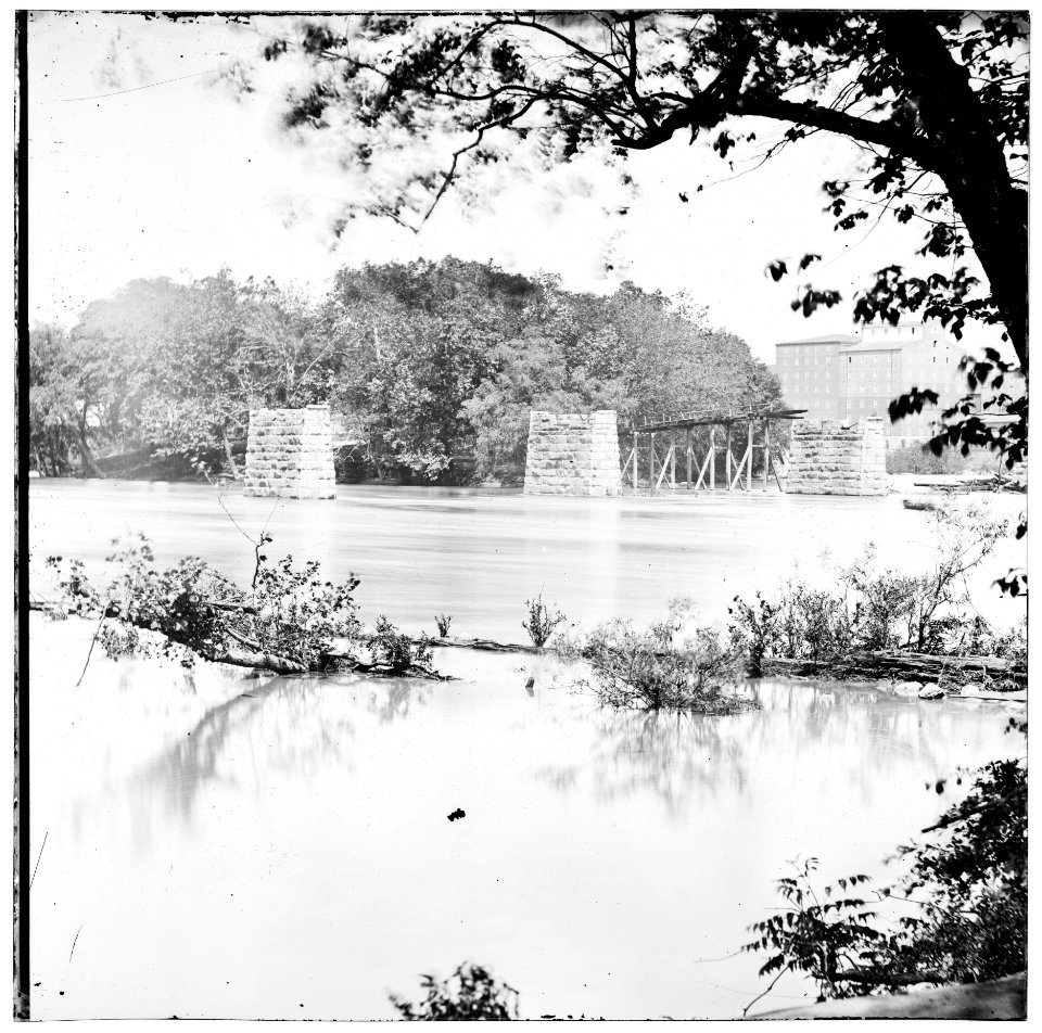 Richmond virginia ruins of mayos bridge