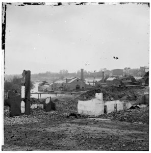 Richmond virginia view of tredegar iron works