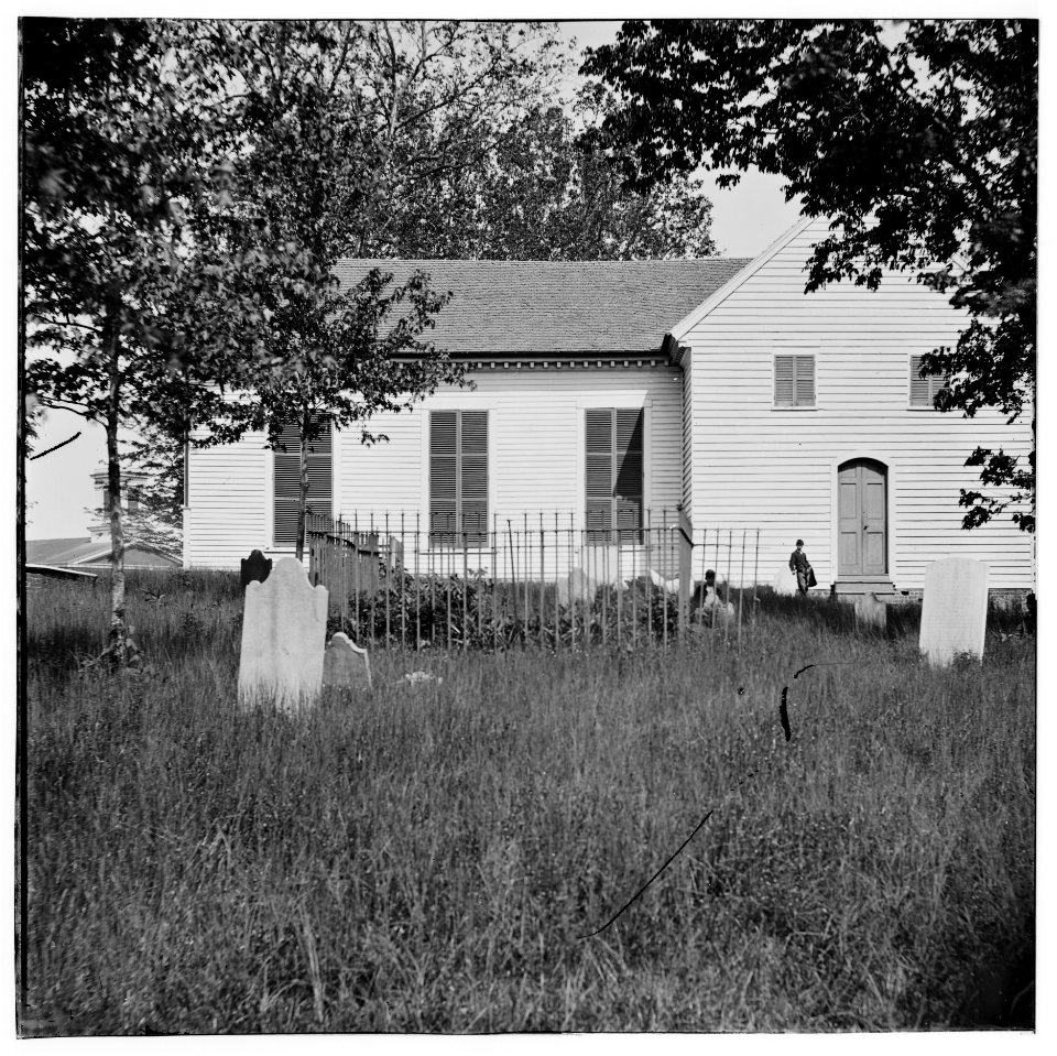 Richmond, Va. St. John's Church from graveyard LOC cwpb.02517