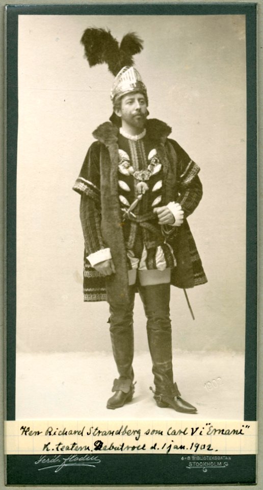 Richard Strandberg, rollporträtt - SMV - H8 043