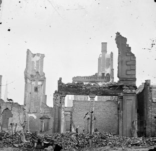 Richmond, Virginia. View of burned district photo