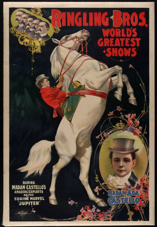 Ringling Bros. World's Greatest Shows - Madam Ada Castello LCCN2005691275