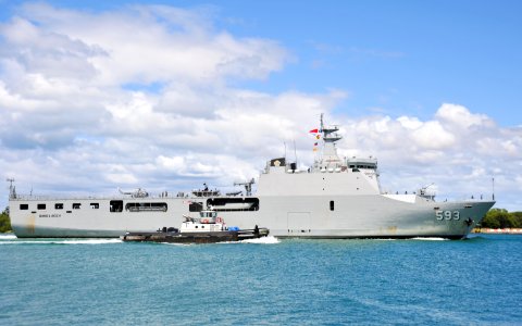RIMPAC 2014 Ship Arrivals 140625-N-WF272-079