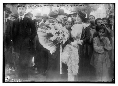Rio Janeiro - Mrs. Theo. Roosevelt & Mrs. A. Pederneiras LCCN2014694965