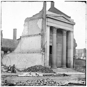 Richmond va ruins of the exchange bank