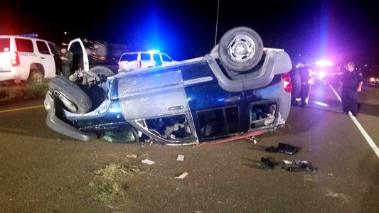 Rio Grande Valley Border Patrol agents provide first aid to accident victim