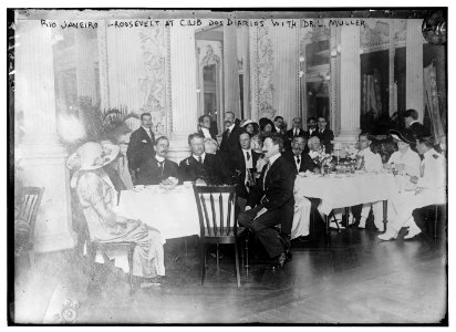 Rio Janeiro - Roosevelt at Club Dos Diarios with Dr. L. Muller LCCN2014695330