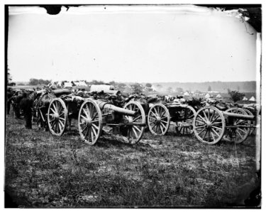 Richmond, Va., vicinity. 20-pdr. v Parrott rifled guns of the 1st New York Battery LOC cwpb.01029