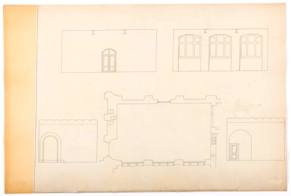 Ritning på Landesmuseum Zürich, Hallwylrummet - Hallwylska museet - 102264