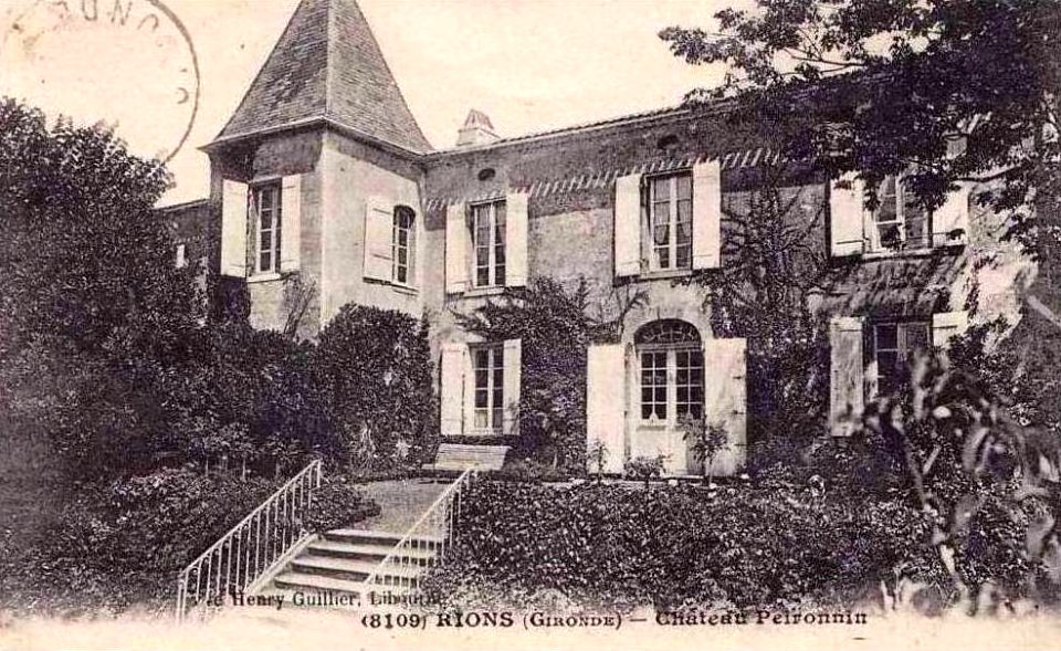 Rions - château de Peironnin