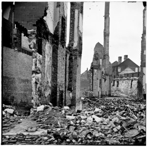 Richmond, Virginia. Ruined buildings in the burnt district LOC cwpb.02671