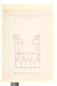 Ritning Hallwylska palatset - Hallwylska museet - 101057