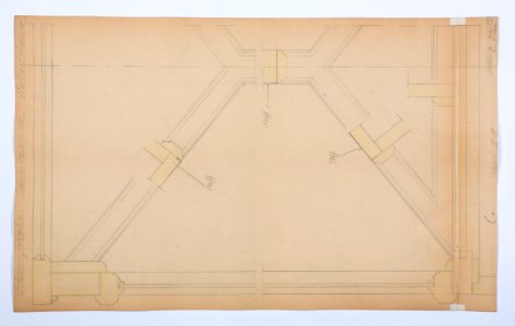 Ritningar över Hallwil-Zimmer Landesmuseum - Hallwylska museet - 105317