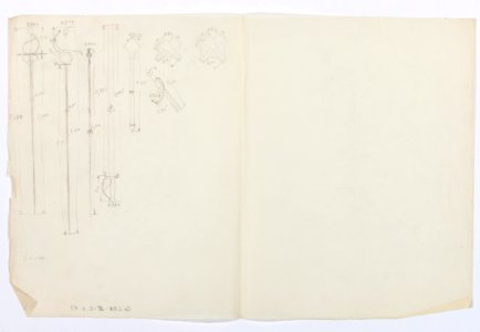 Ritningar. Landesmuseum Zürich - Hallwylska museet - 105231