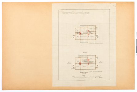 Ritning till villa vid Ljusne - Hallwylska museet - 102528