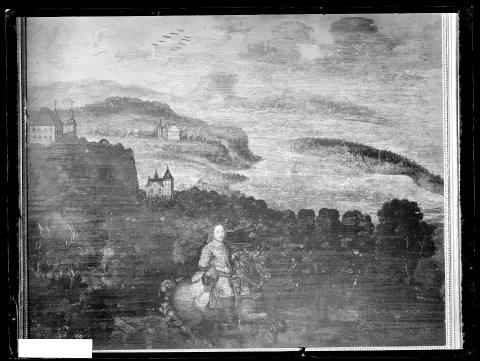 Riksdrottsen greve Per Brahe d.y. 1602-1680. Oljemålning på furupannå - Skoklosters slott - 60189