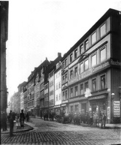 Ritterstraße Ecke Brühl Leipzig um1890