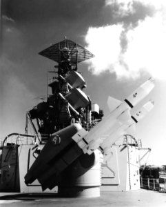 RIM-8 Talos on USS Little Rock (CLG-4) 1960 (KN-1120)