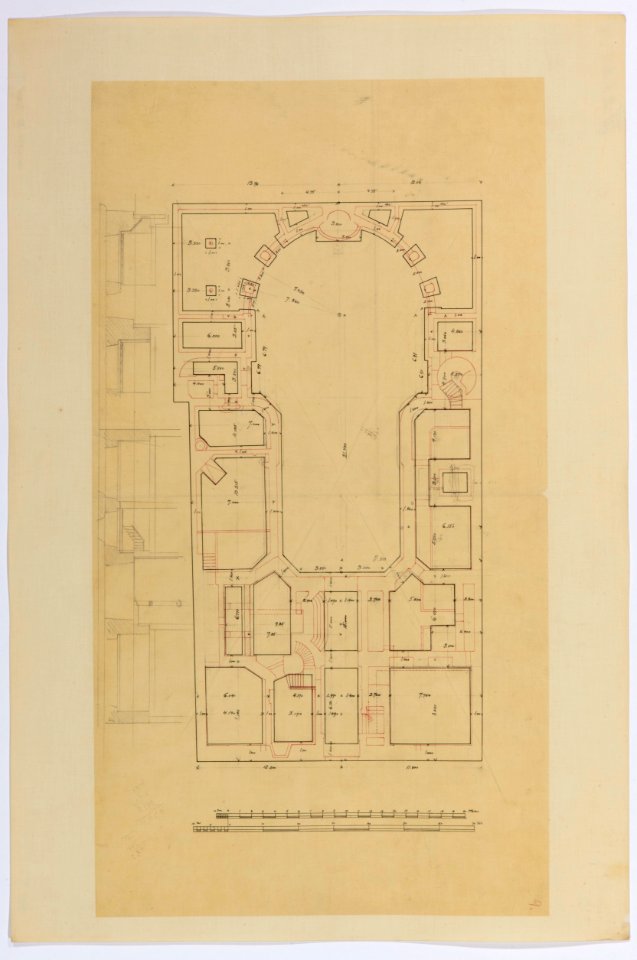 Ritningar. Hallwylska palatset - Hallwylska museet - 105193