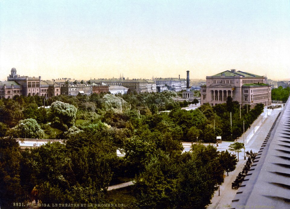 Riga Theater Promenade 1890-1900