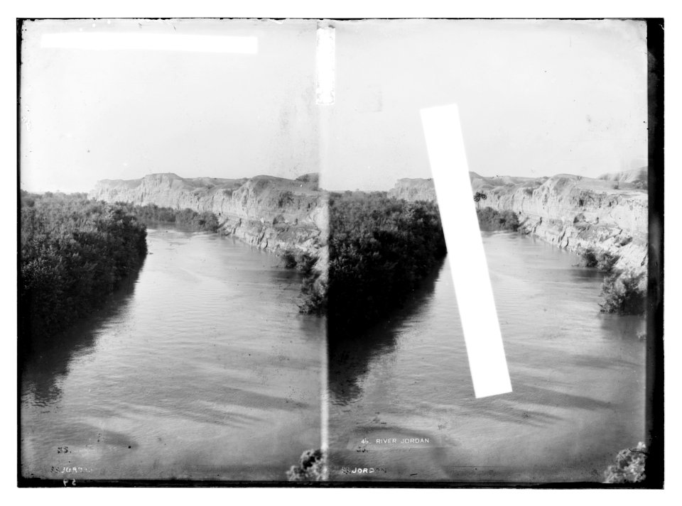 River Jordan; Looking up the River Jordan LOC matpc.11396