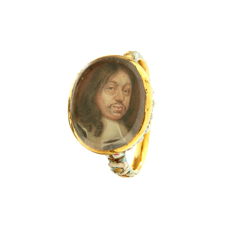 Ring med Karl X Gustav, 1650-tal - Livrustkammaren - 97892