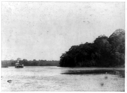 River steamer Irma near Machuca Rapids, on San Juan River, in Nicaragua LCCN89714824