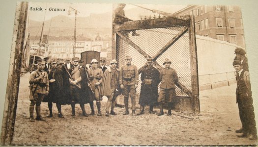 Rijeka Sušak granica 1929