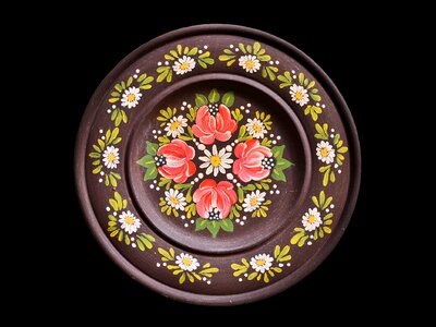 Painted motif painting