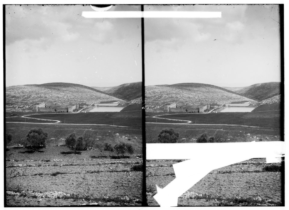 Road to Hebron, Mar Saba, etc. Solomon's Pools from the west. LOC matpc.00982