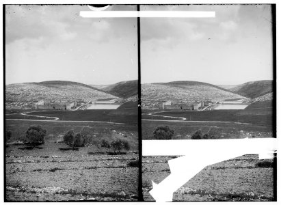 Road to Hebron, Mar Saba, etc. Solomon's Pools from the west. LOC matpc.00982