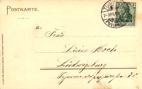RJ Hartmann - Schlossküferei (AK 23117 E Mauthe 1909) R