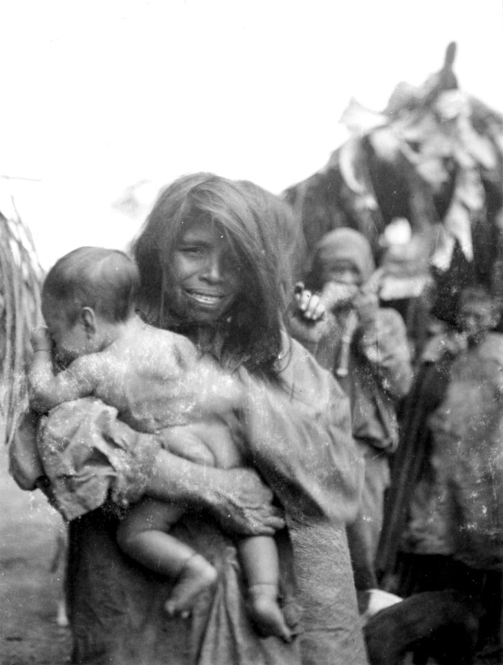 Rio Madidi, Bolivia. Kvinna med barn. Rio Madidi - SMVK - 005543