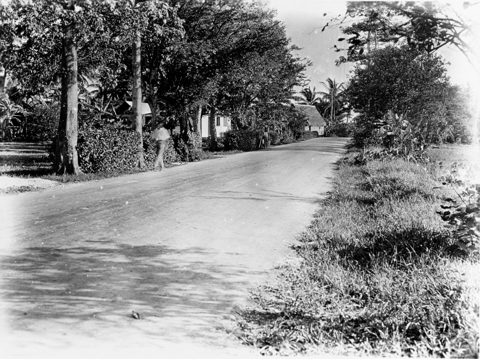 Road scene on Guam, 19 November 1929