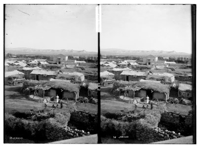 Road to Jericho, Jordan, etc. Modern Jericho from the south. LOC matpc.06477