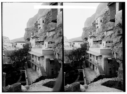 Road to Hebron, Mar Saba, etc. Inside the convent of Mar Saba. LOC matpc.01000