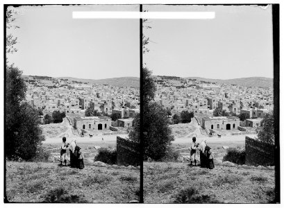 Road to Hebron, Mar Saba, etc. Near view of Hebron. LOC matpc.00987