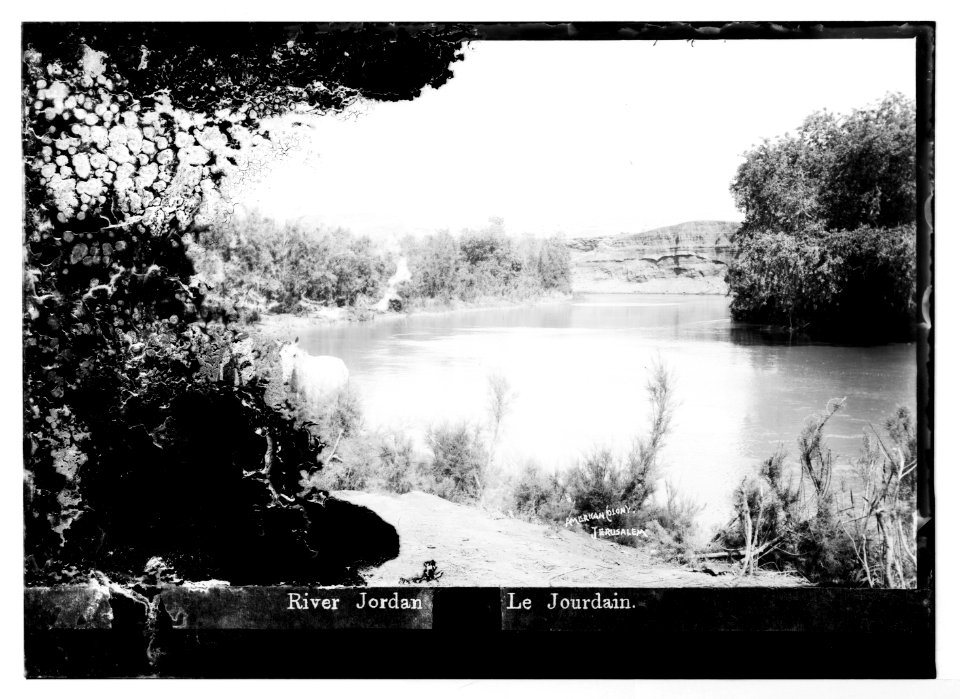 Road to Jericho (Er-Riha), etc. River Jordan showing eastern bank. LOC matpc.07529