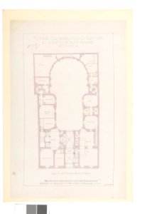 Ritning Hallwylska palatset - Hallwylska museet - 101054