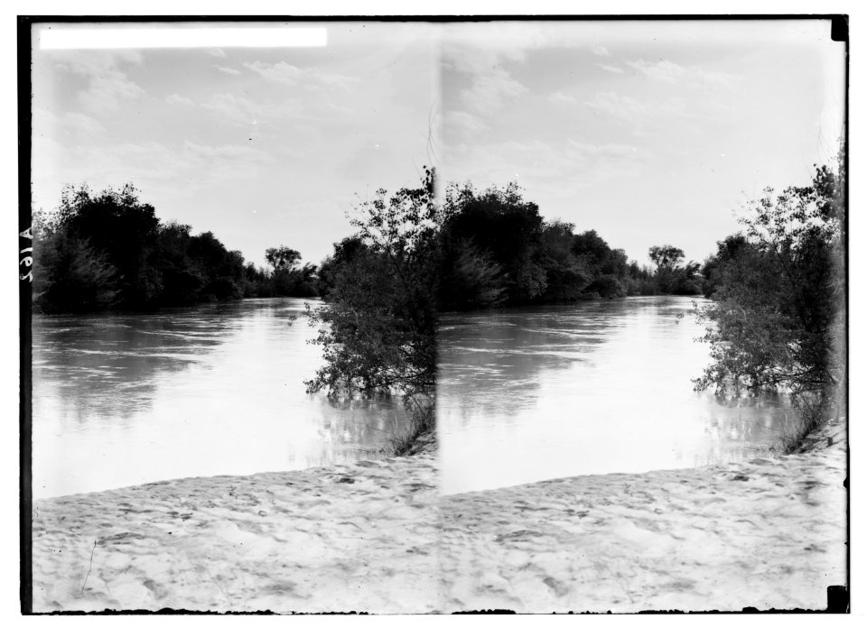 Road to Jericho, Jordan, etc. Looking down the River Jordan. LOC matpc.05125