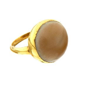 Ring med agat, från 1600-talets sista hälft - Livrustkammaren - 97909