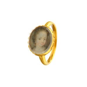 Ring med Hedvig Sofia, från 1690 cirka - Livrustkammaren - 97906