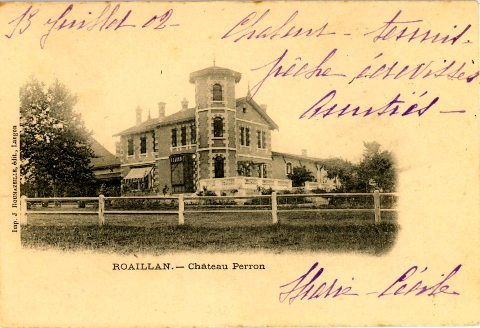 Roaillan - château Perron c